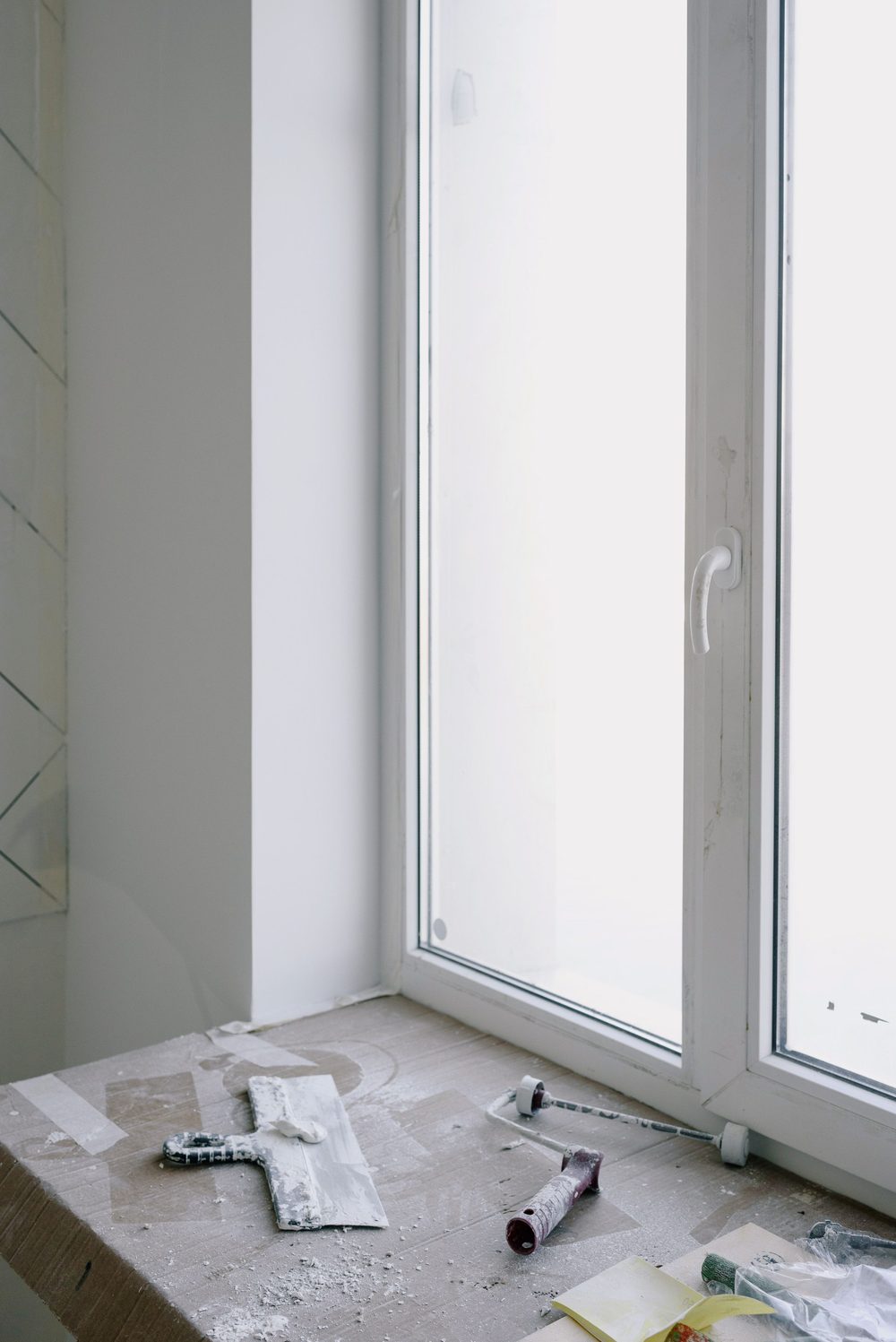 Window and wall preparation during a renovation